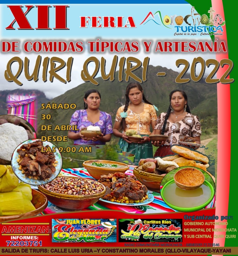 XII Feria de comidas típicas y artesanía