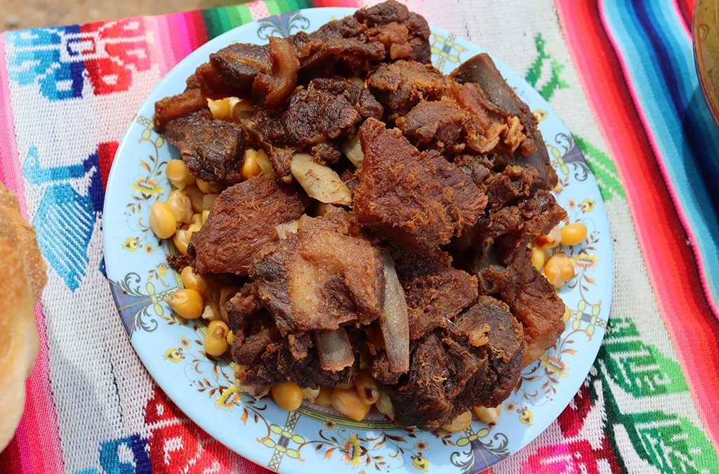 Khuchi kanka, plato típico de Morochata